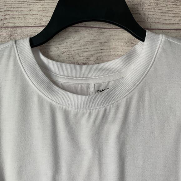 Tek Gear White Sleeveless Active Shirt or Tank Top Crew Neck Size 1X - Picture 11 of 15